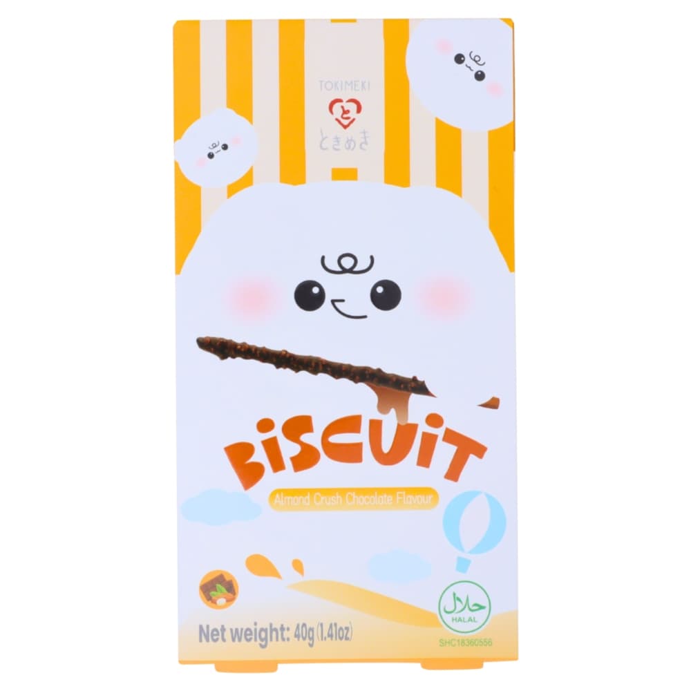 Tokimeki Biscuit Almond Crush Chocolate Flavour 40g