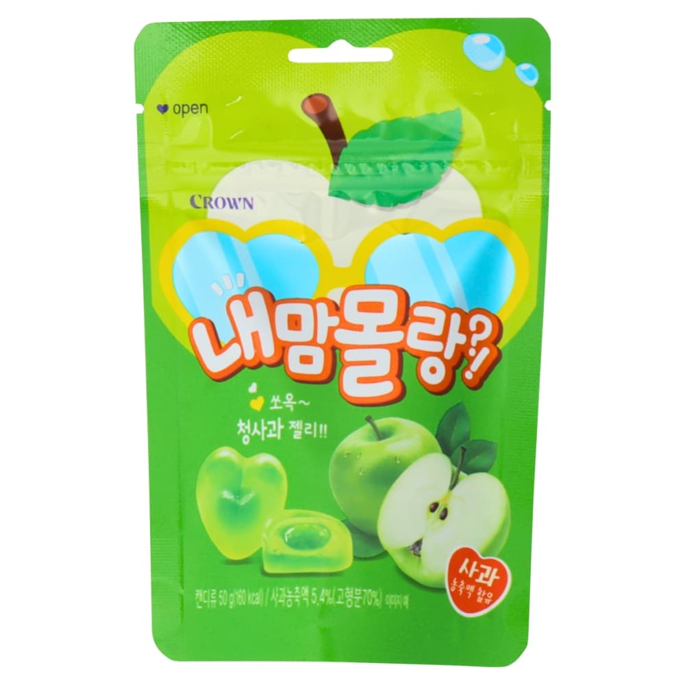 Crown Naemam Molang Apple Flavoured Filled Gummies Pouch 50g