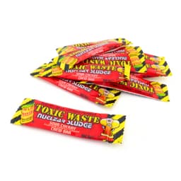 Toxic Waste Nuclear Sludge Cherry Mini Chew Bars Bag 3kg