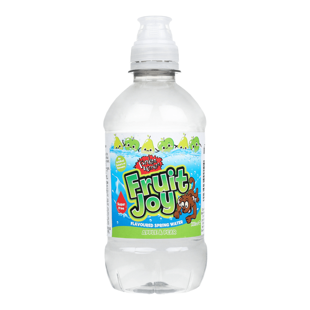Funkee Monkee Fruit Joy Apple & Pear Flavoured Spring Water 330ml