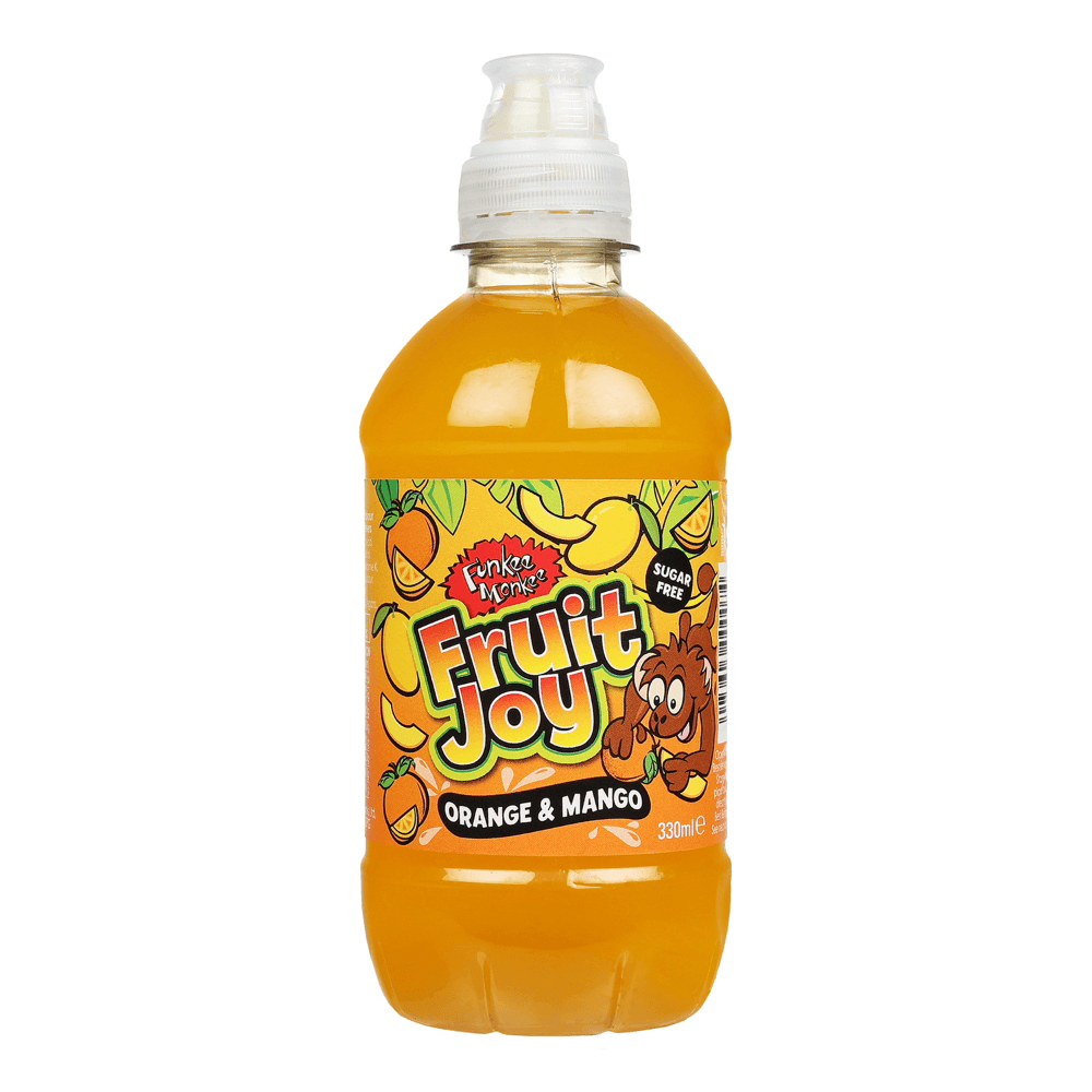 Funkee Monkee Fruit Joy Orange & Mango Flavoured Soft Drink 330ml