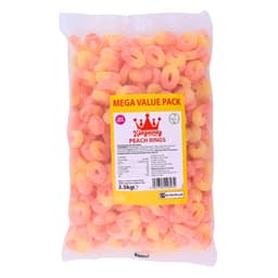 Kingsway Mega Value Peach Rings 2.5kg