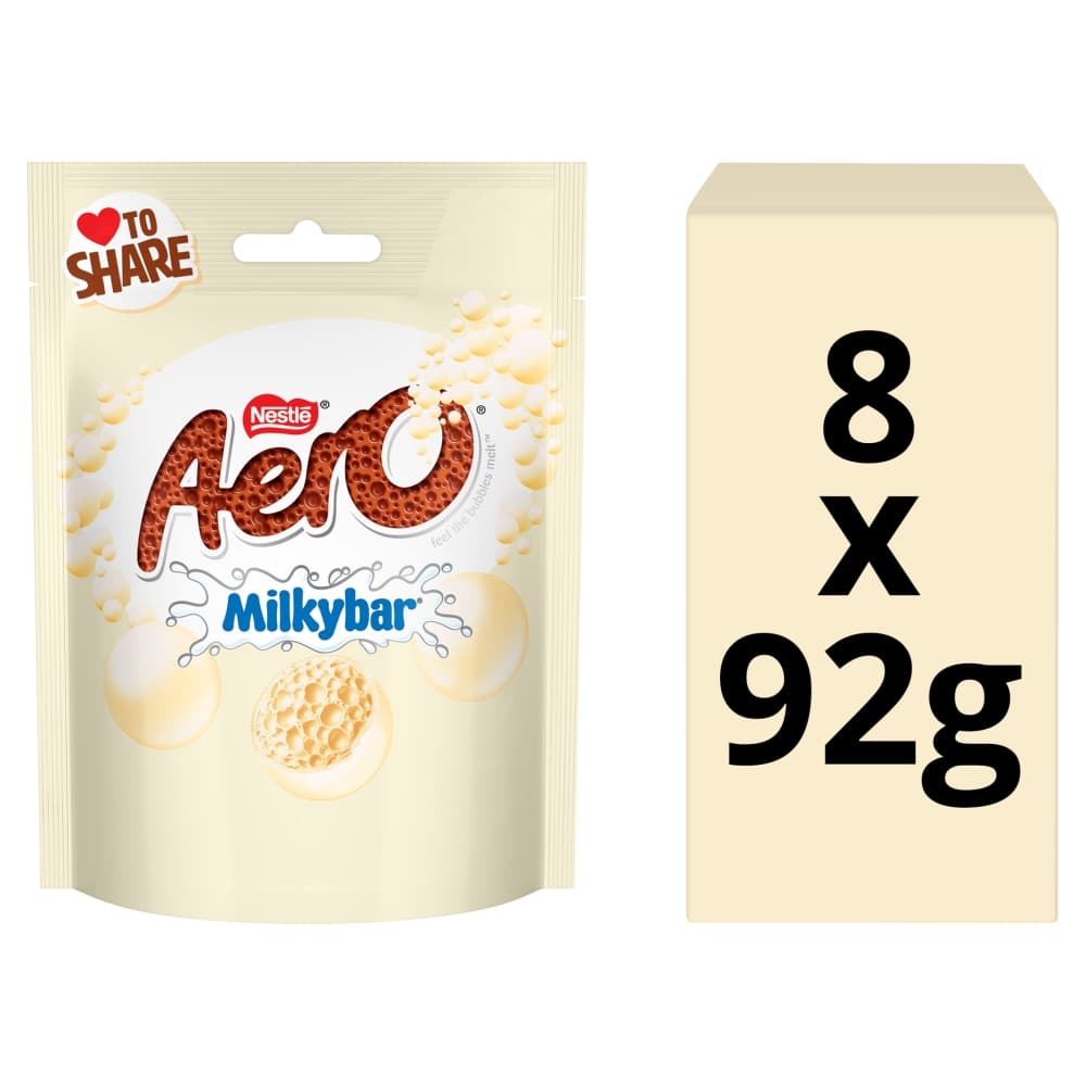 Aero Milkybar Bubbles Bag 92g