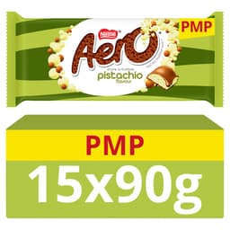 Aero Pistachio Flavour Milk Chocolate Sharing Bar 90g £1.65 PMP