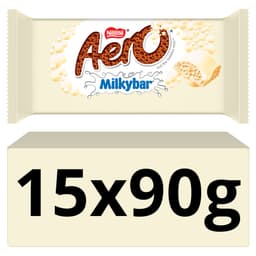 Aero Milkybar White Chocolate Sharing Bar 90g