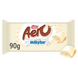 Aero Milkybar White Chocolate Sharing Bar 90g