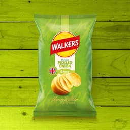 Walkers Crisps Picked Onion Multipack 6 Pack