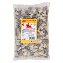 Kingsway Mega Value Vegan Fizzy Cola Bottles Bag 2.5kg