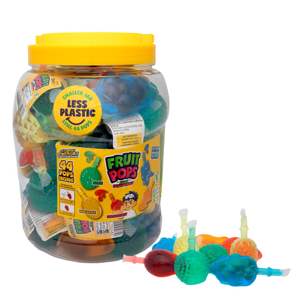 Crazy Candy Factory Fruit Pops 41g
