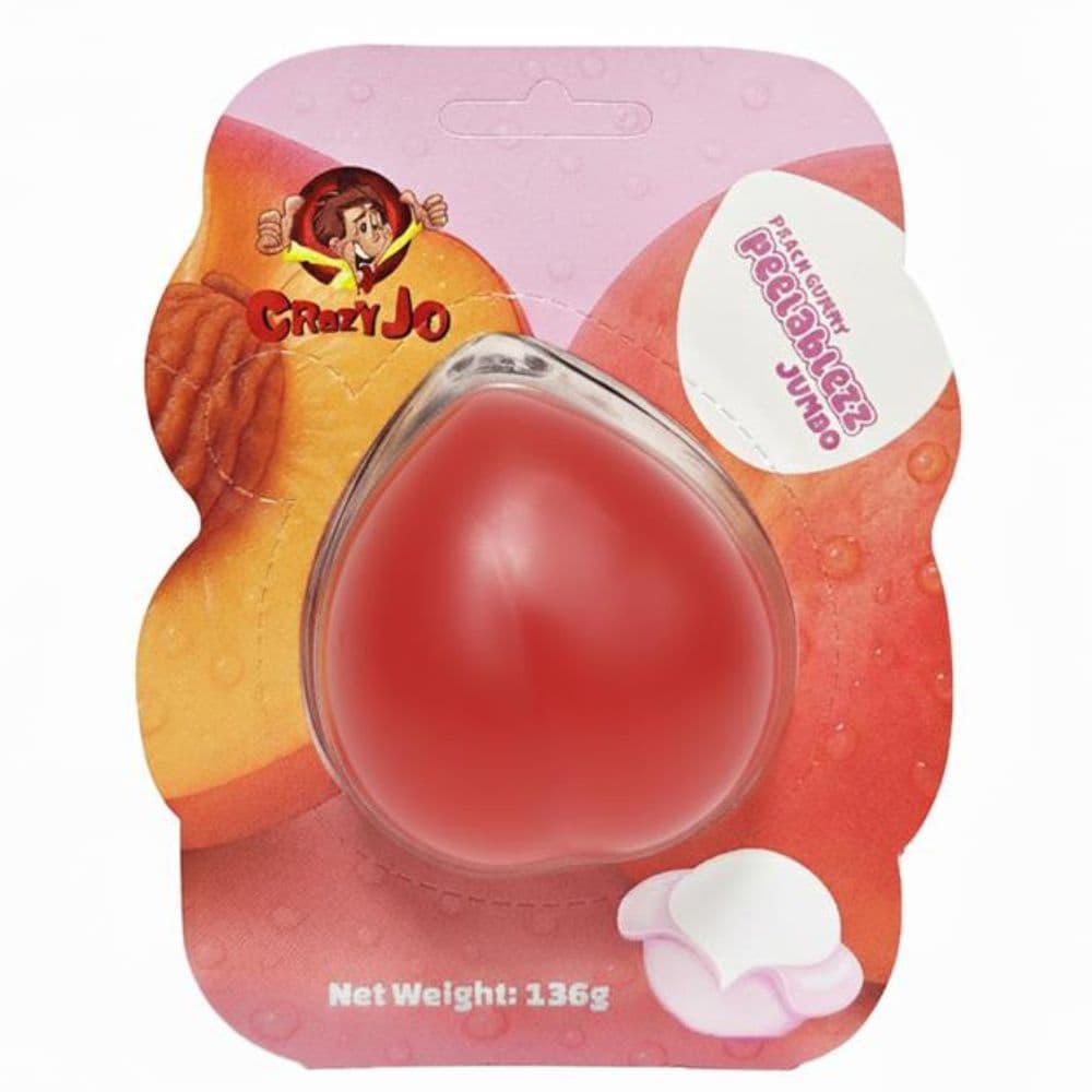 Crazy Jo Peelablezz Jumbo Peach Gummy 136g