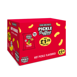 Van Holten's Hot Mama Hot Pickle Puffed Snacks Bag £1.25 PMP