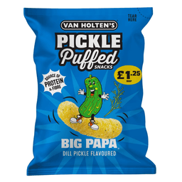 Van Holten's Big Papa Pickle & Dill Puffed Snacks Bag £1.25 PMP
