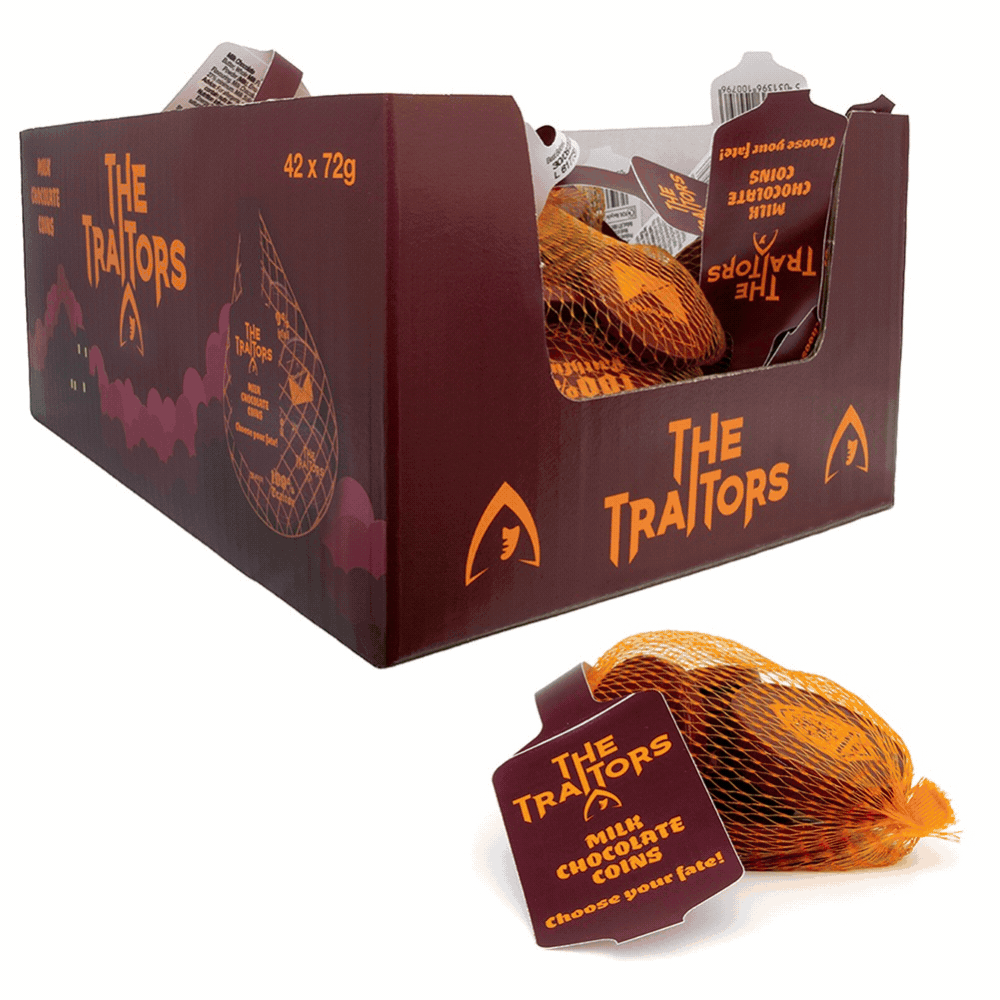 The Traitors Milk Chocolate Coins Net 72g
