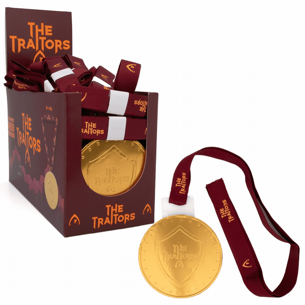 The Traitors Milk Chocolate Shield Medallion 26g