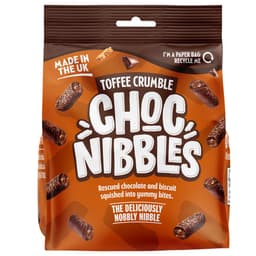 Choc Nibbles Toffee Crumble Pouch 135g