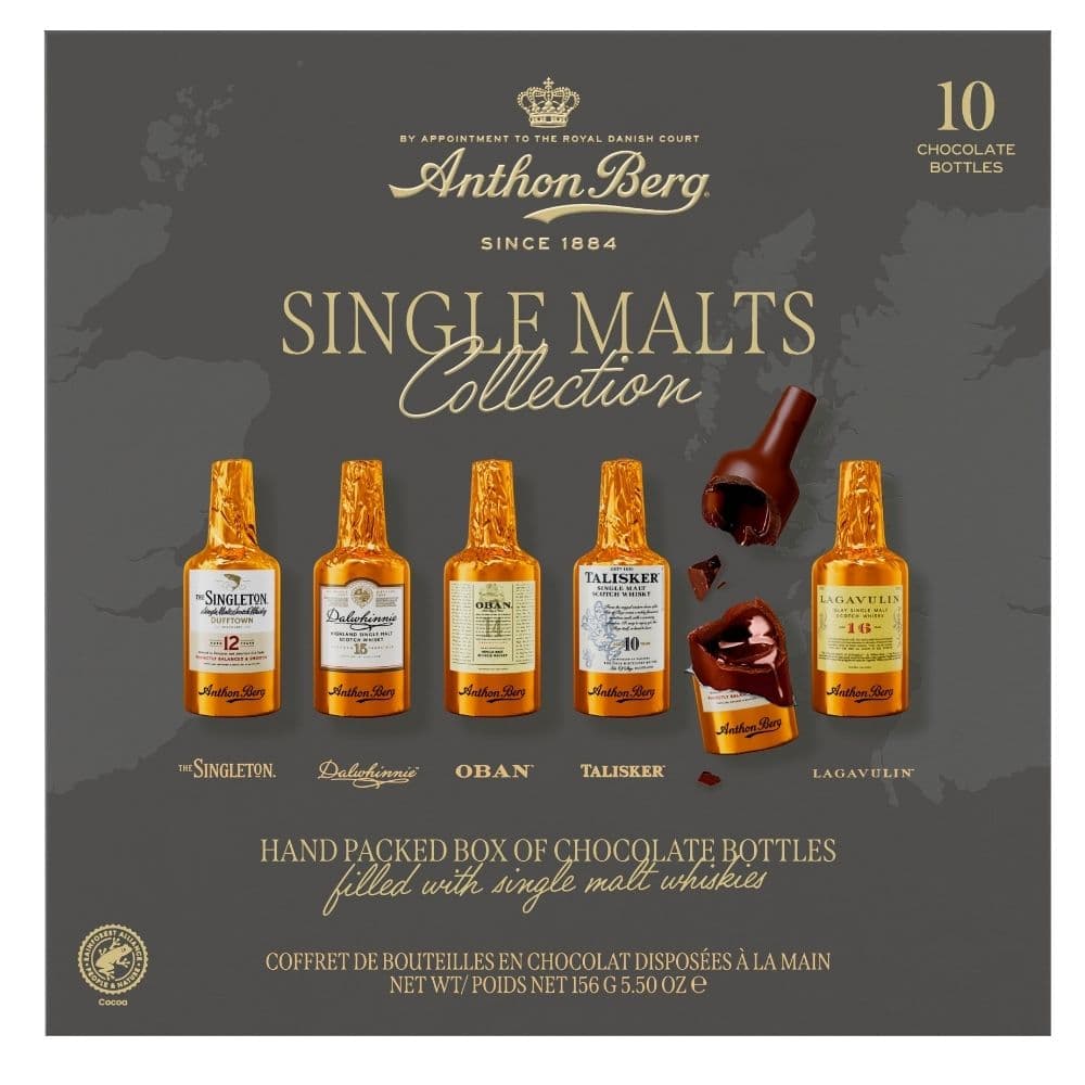 Anthon Berg Single Malt Collection 16 Piece Box 250g