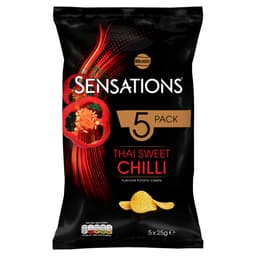 Walkers Sensations Thai Sweet Chilli Multipack Crisps 5 Pack
