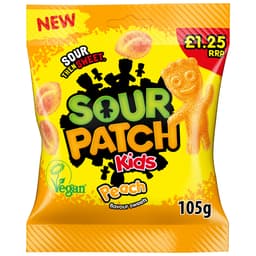 Sour Patch Kids Peach Candy Bag 105g
