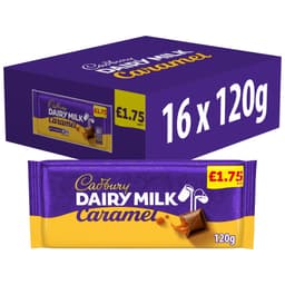 Cadbury Dairy Milk Caramel Chocolate Bar 120g £1.75 PMP
