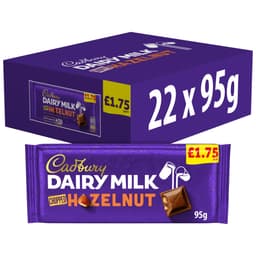 Cadbury Dairy Milk Chopped Hazelnut Chocolate Bar £1.75 PMP 95g