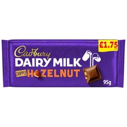 Cadbury Dairy Milk Chopped Hazelnut Chocolate Bar £1.75 PMP 95g