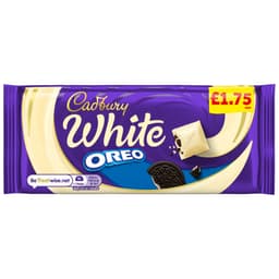 Cadbury Oreo White Chocolate Bar 120g £1.75 PMP