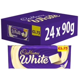 Cadbury White Chocolate 90g £1.75 PMP
