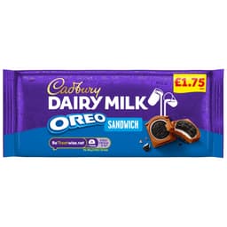 
Cadbury Dairy Milk Oreo Chocolate Bar 96g £1.75 PMP
