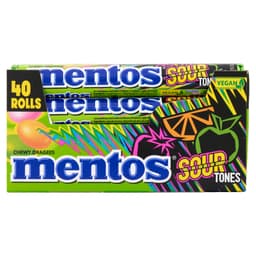Mentos Sour Tones Chewy Dragees Roll 38g