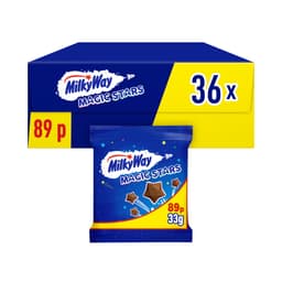 Milky Way Milk Chocolate Magic Stars 33g 89p PMP