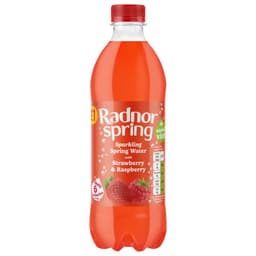 Radnor Spring Strawberry & Raspberry Sparkling Spring Water 500ml £1 PMP