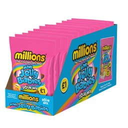 Millions Mini Jelly Babies Sour Mix Bag 100g £1 PMP