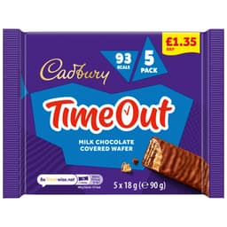 Cadbury Timeout 5 Pack Multipack 90g £1.35 PMP