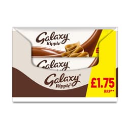 Galaxy Ripple Multipack Chocolate Bars 90g £1.75 PMP