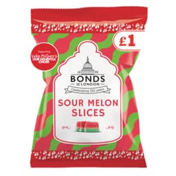 Bonds Sour Melon Slices Bags 130g £1 PMP