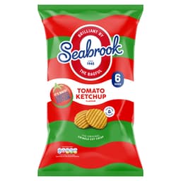Seabrook Tomato Ketchup Flavour 6 Pack 