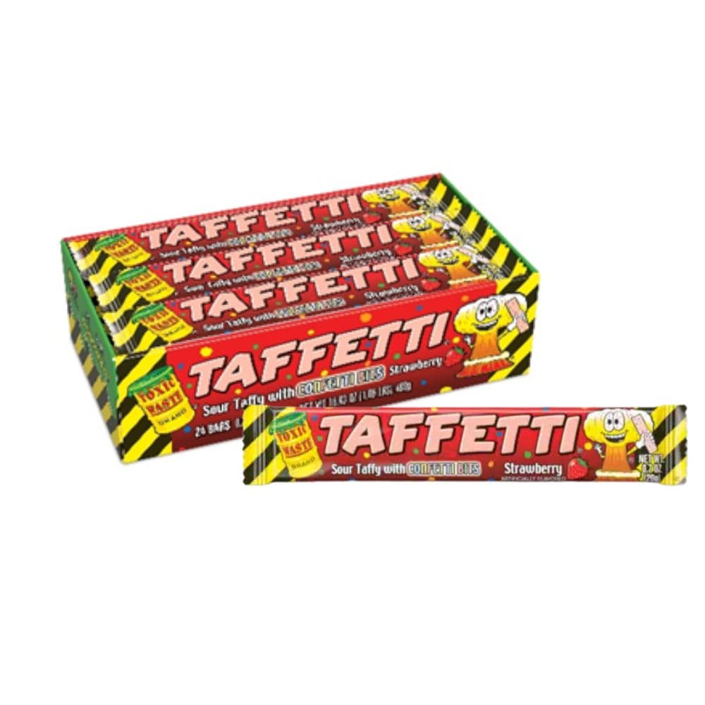 Toxic Waste Tafetti Strawberry Chew Bar 20g