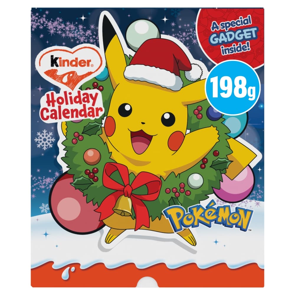 Kinder Pokémon Holiday Calendar 198g
