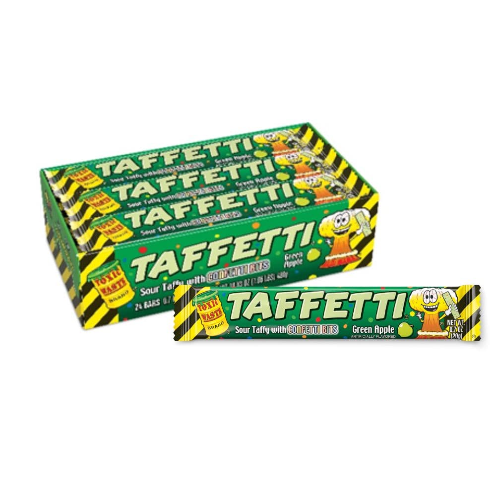 Toxic Waste Tafetti Apple Chew Bar 20g