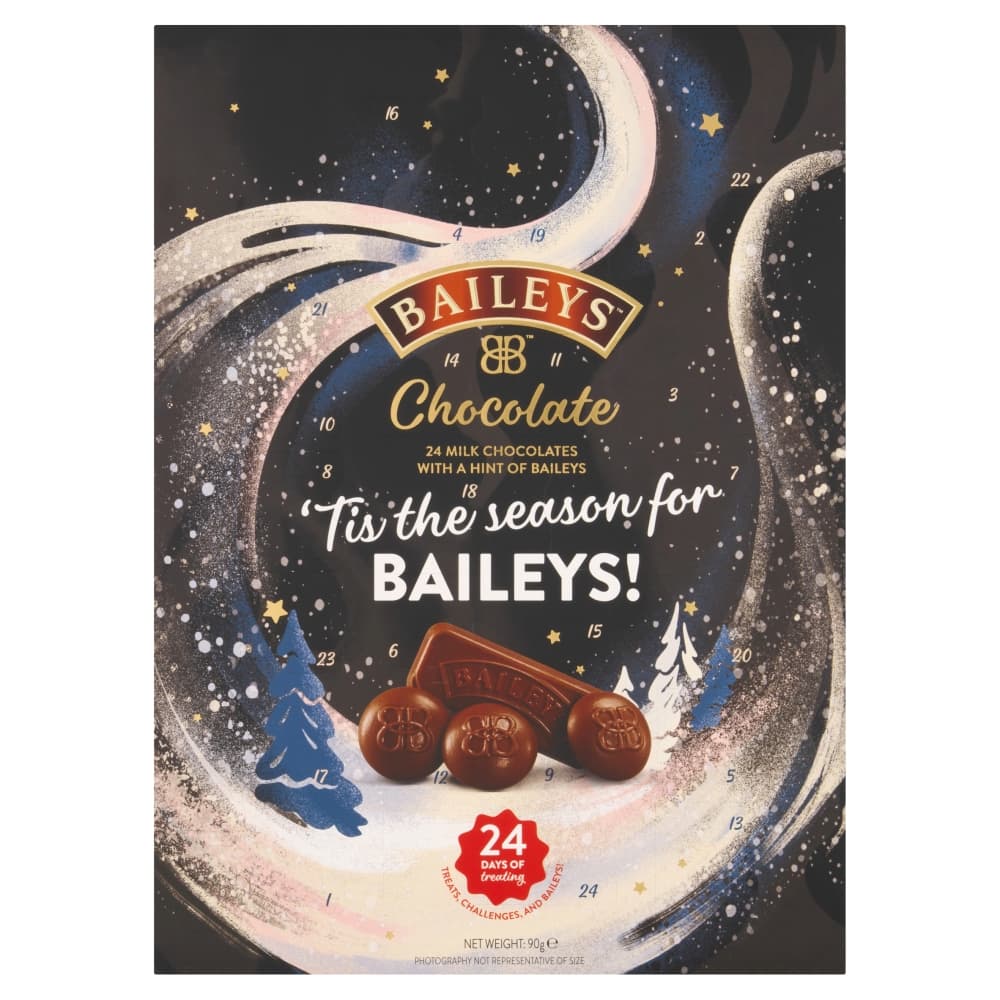Baileys 24 Milk Chocolates with a Hint of Baileys Advent Calendar 90g