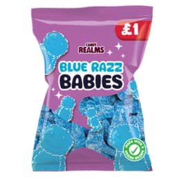 Candy Realms Blue Razz Babies Bag 160g £1 PMP