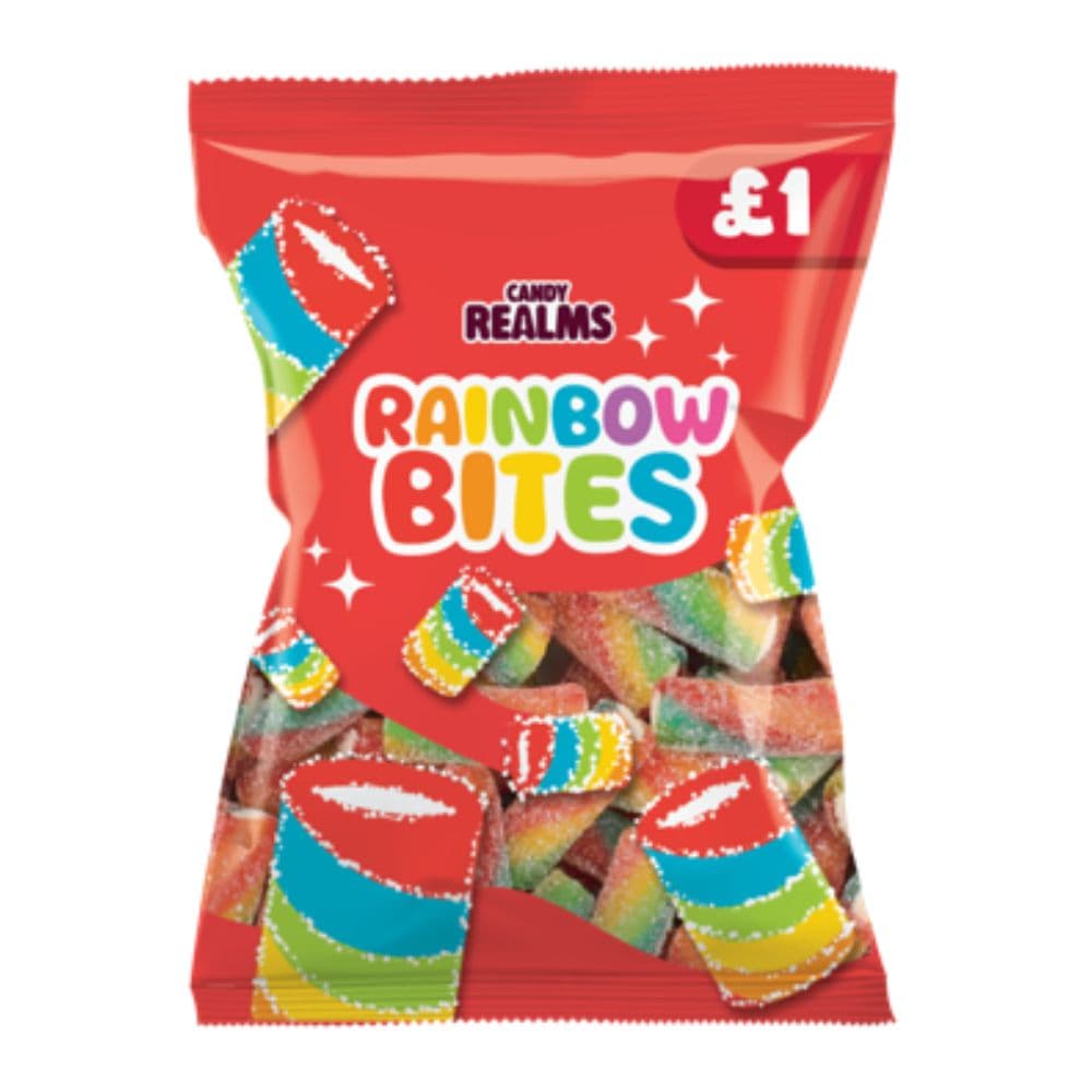 Candy Realms Rainbow Bites Bag 160g
