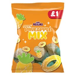 Candy Realms Fizzy Pineapple Mix Bag 160g £1 PMP