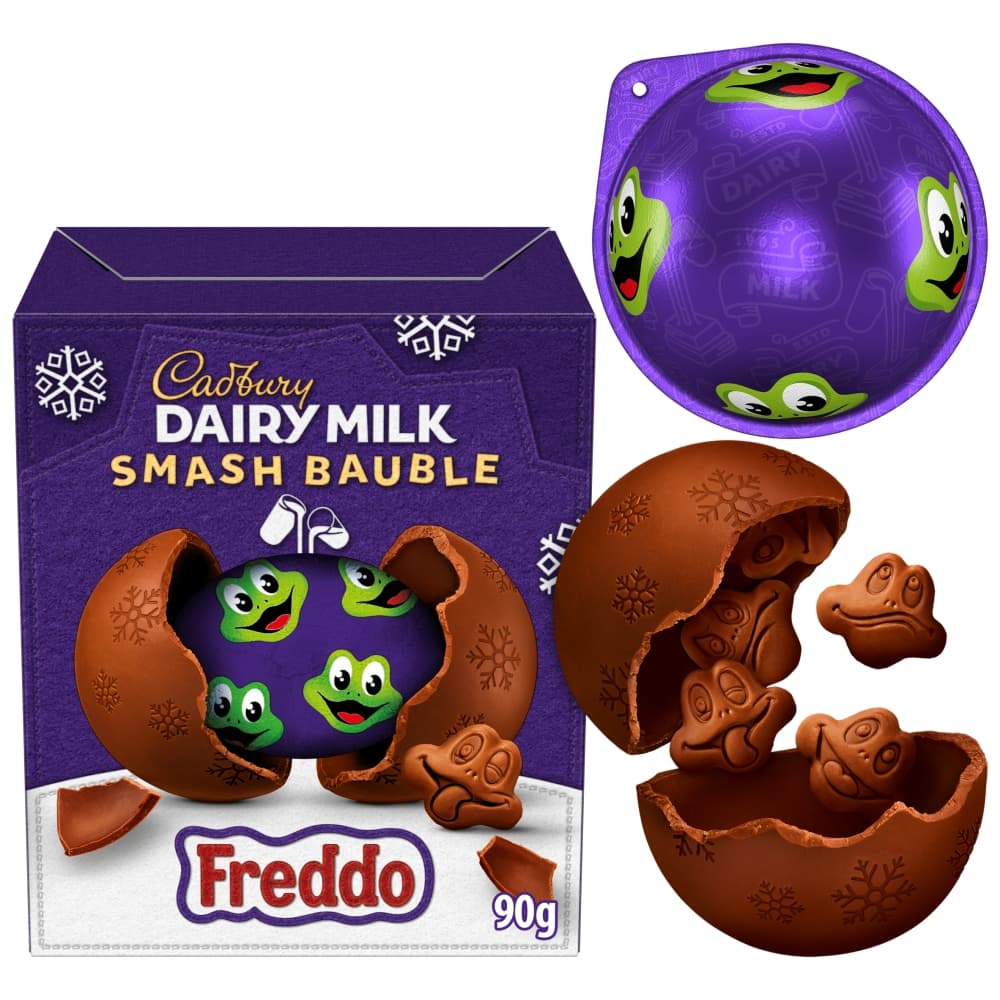 Cadbury Dairy Milk Freddo Faces Smash Bauble 90g