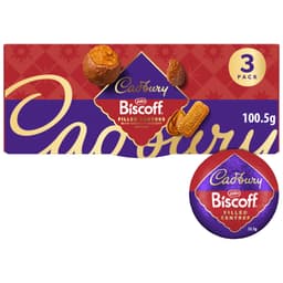 Cadbury Biscoff Filled Centres 3 Pack 100.5g