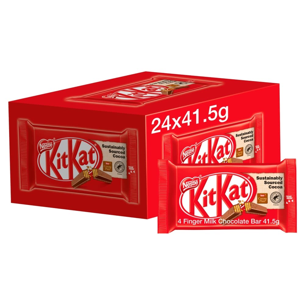 KitKat 4 Finger Milk Chocolate Biscuit Bar 41.5g