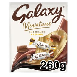Galaxy Mini Caramel & Milk Chocolate Bars Pouch 260g