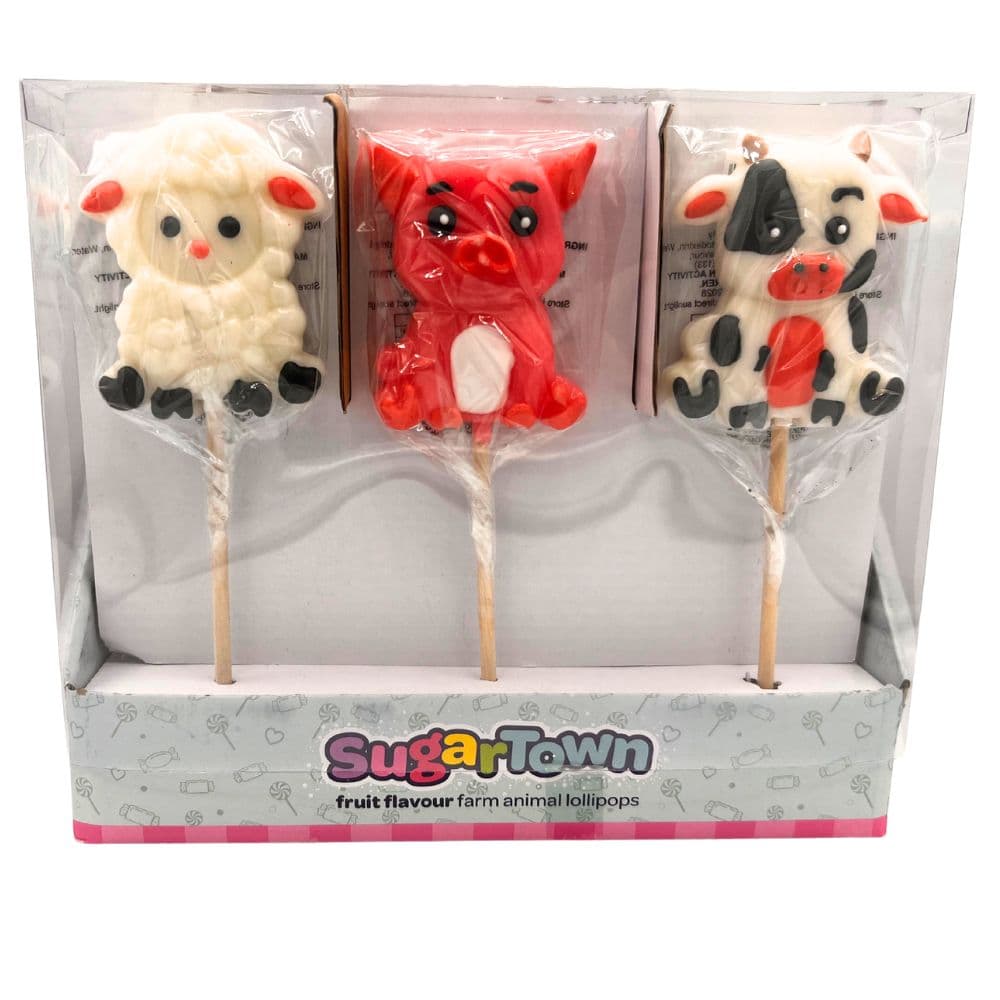 Sugartown Farm Animal Rock Lolly 80g