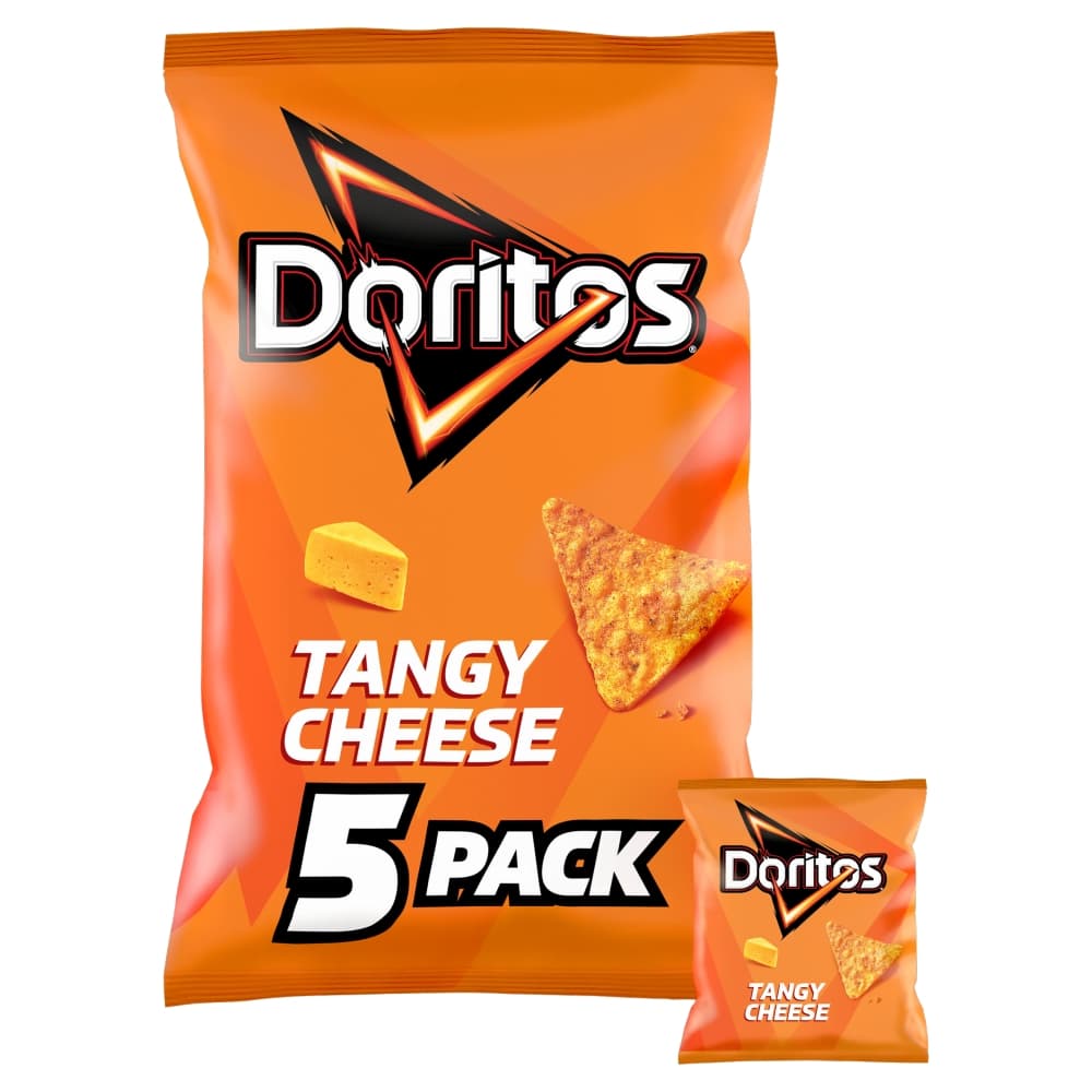 Doritos Tangy Cheese Tortilla Chips Multipack Crisps 5 Pack