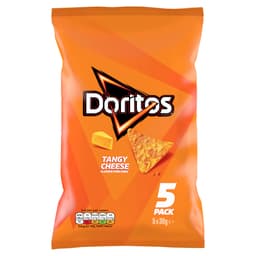 Doritos Tangy Cheese Tortilla Chips Multipack Crisps 5 Pack